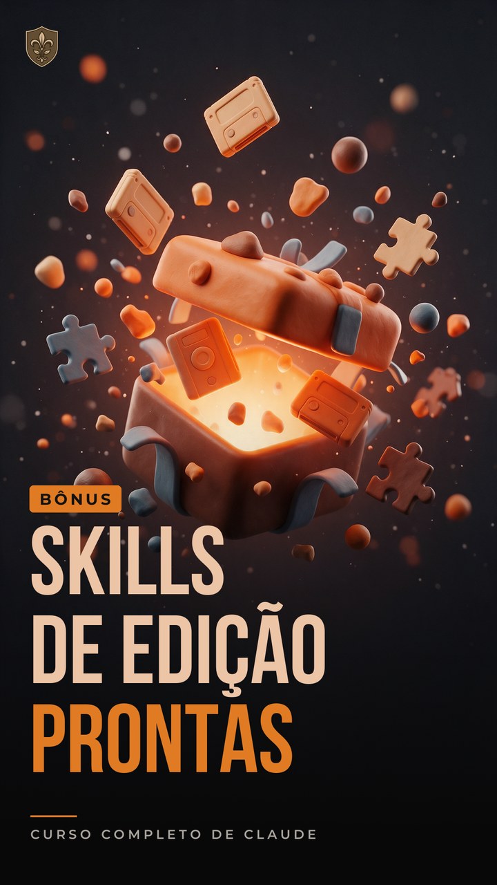 Pôster do bônus: skills de edição prontas