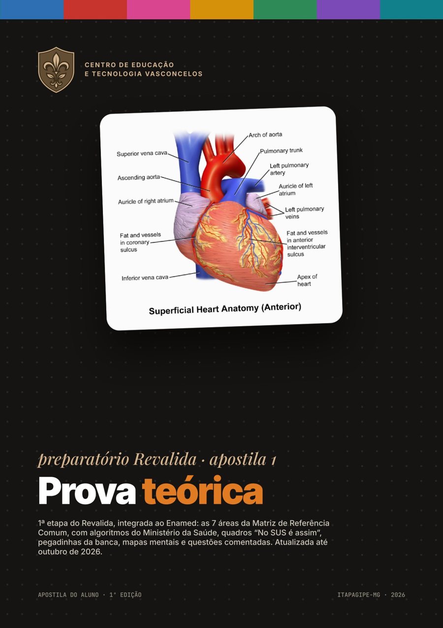 Capa da Apostila 1 — Prova Teórica do Preparatório Revalida CETV