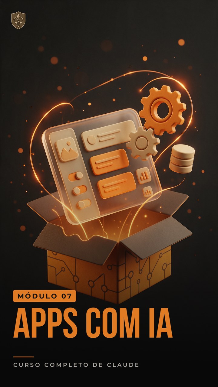 Pôster do módulo 07: Apps com IA