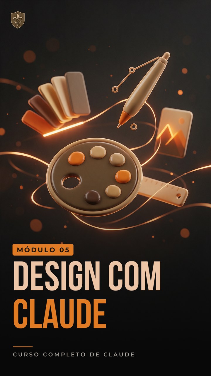 Pôster do módulo 05: Design com Claude